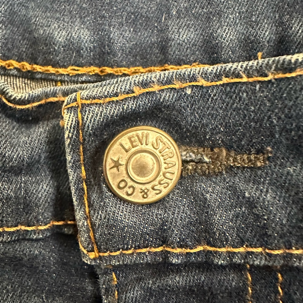Levi's Dark Blue Straight Jeans 511 - Picture 3 of 9